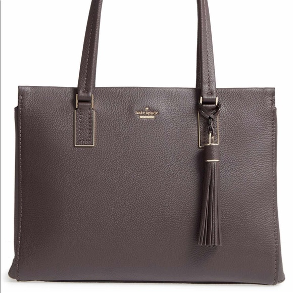 Kate Spade Dark Brown Large Leather Satchel